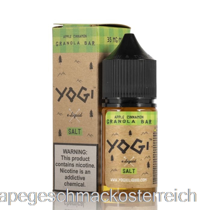 Apfel-Zimt-Müsliriegel – Yogi-Salze E-Liquid – 30 Ml, 50 Mg Vape-Geschmack